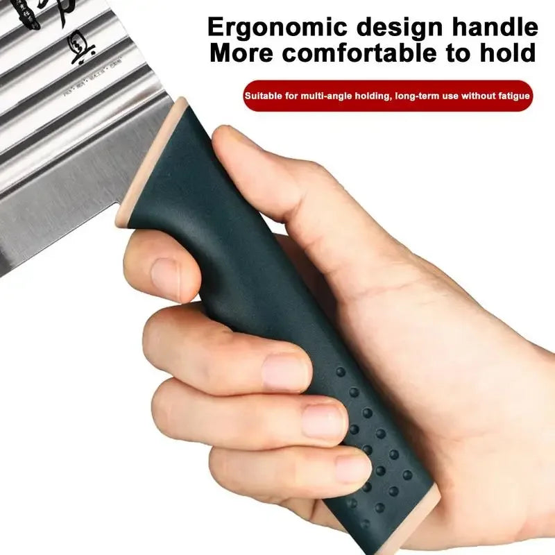 For kitchen, women's stainless steel potato chips knives, professional chef knife cutter potato chips barbecue kitchen utensils