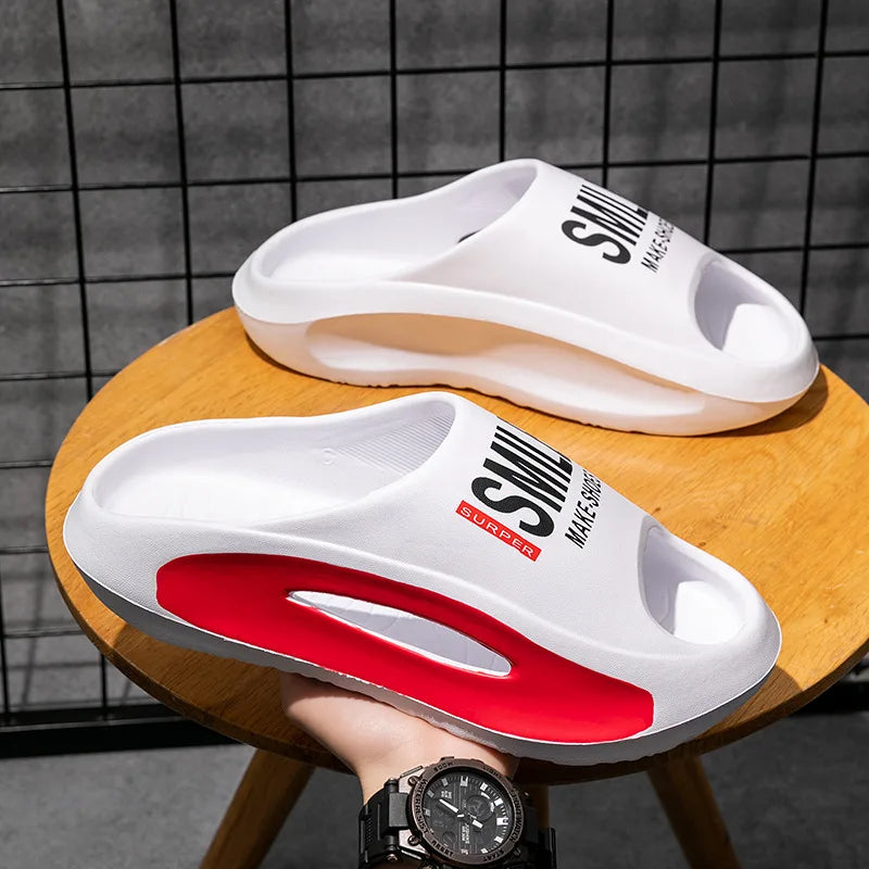 2025 Summer and Spring Support Slides for Women and Mens | Cushioned Thick Sole Pain Relief Slippers|Shower Slipper