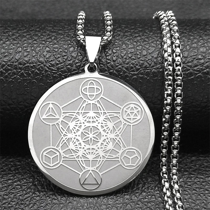 Hebrew Star of David Pendant Necklace for Women Men Stainless Steel Gold Silver Color Jewish Bless Male Chain Jewelry