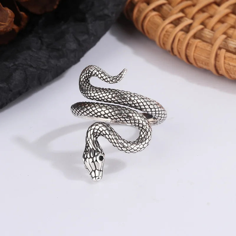 925 Sterling Silver Entanglement Snake Rings Adjustable Rings For Women Engagement Wedding Luxury Jewelry Accessories Wholesale