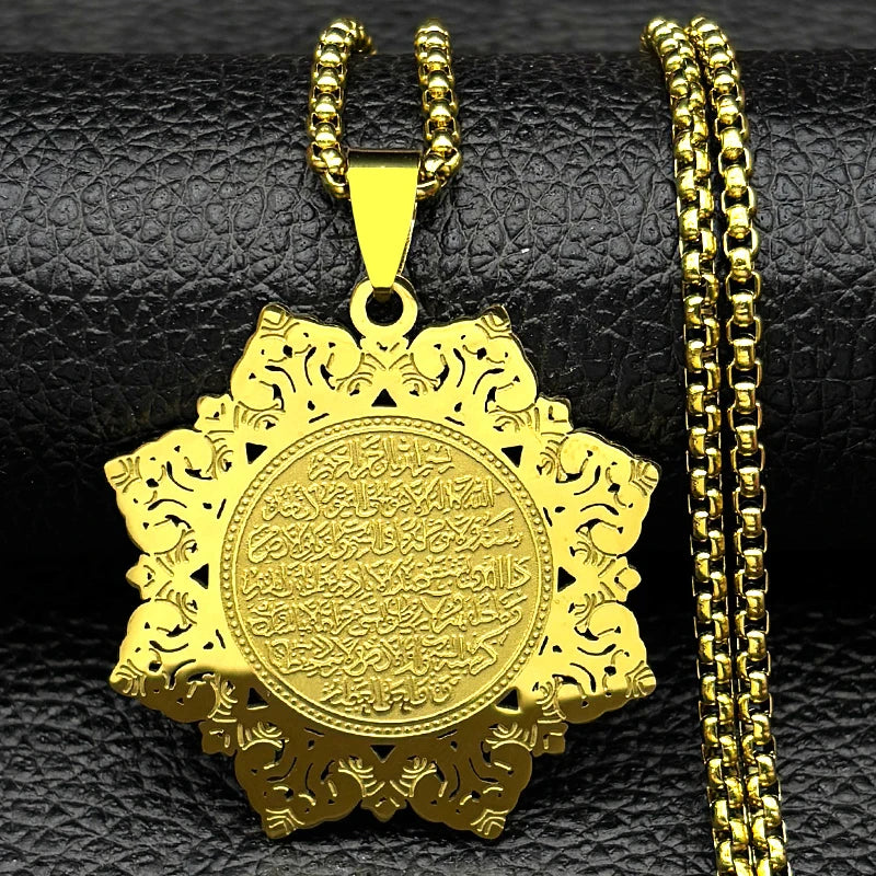 Hebrew Star of David Pendant Necklace for Women Men Stainless Steel Gold Silver Color Jewish Bless Male Chain Jewelry