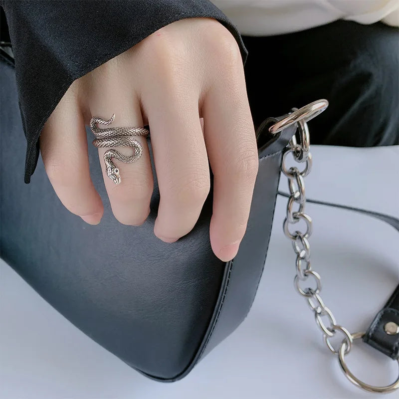 925 Sterling Silver Entanglement Snake Rings Adjustable Rings For Women Engagement Wedding Luxury Jewelry Accessories Wholesale