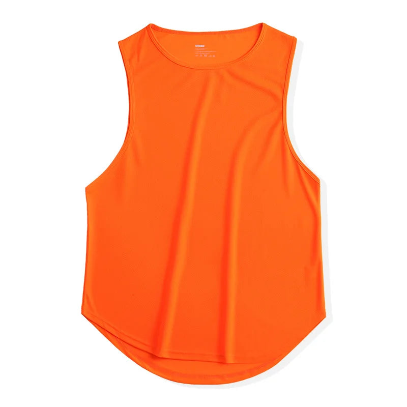 Men's Gym Tank Top Fitness Sleeveless Running Sports T-Shirt Men Quick-drying Training Bodybuilding Gym T-Shirt Men Male Vest