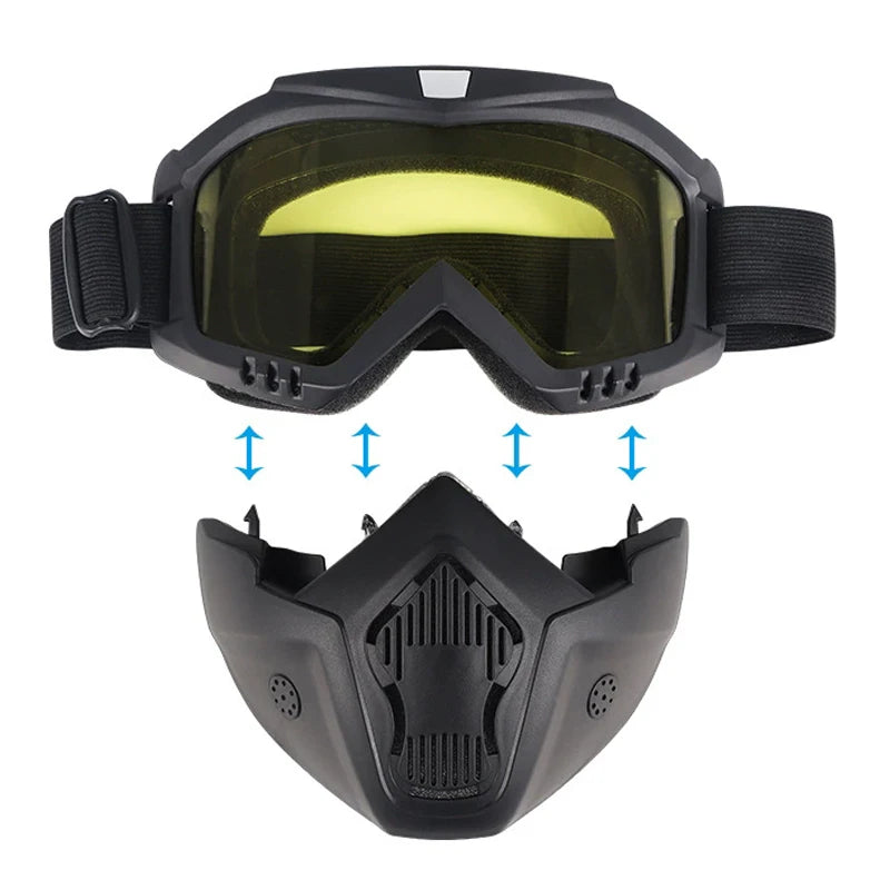 Outdoor Sport Windproof Mask Goggle HD Bicycle Glasses Eyewear Riding Summer UV Protection Sunglasses