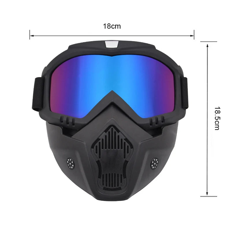 Outdoor Sport Windproof Mask Goggle HD Bicycle Glasses Eyewear Riding Summer UV Protection Sunglasses
