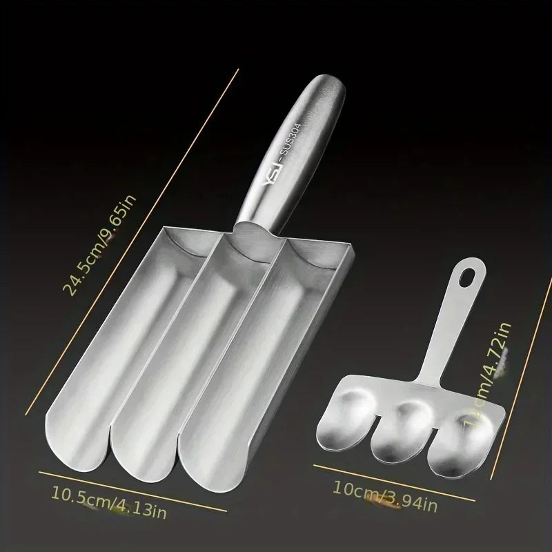 Manual Meatball Spoon Effortless Fish Balls Easy-Release Non-Stick Meatball Maker Set -Ideal Kitchen Gadgets Cooking Accessories