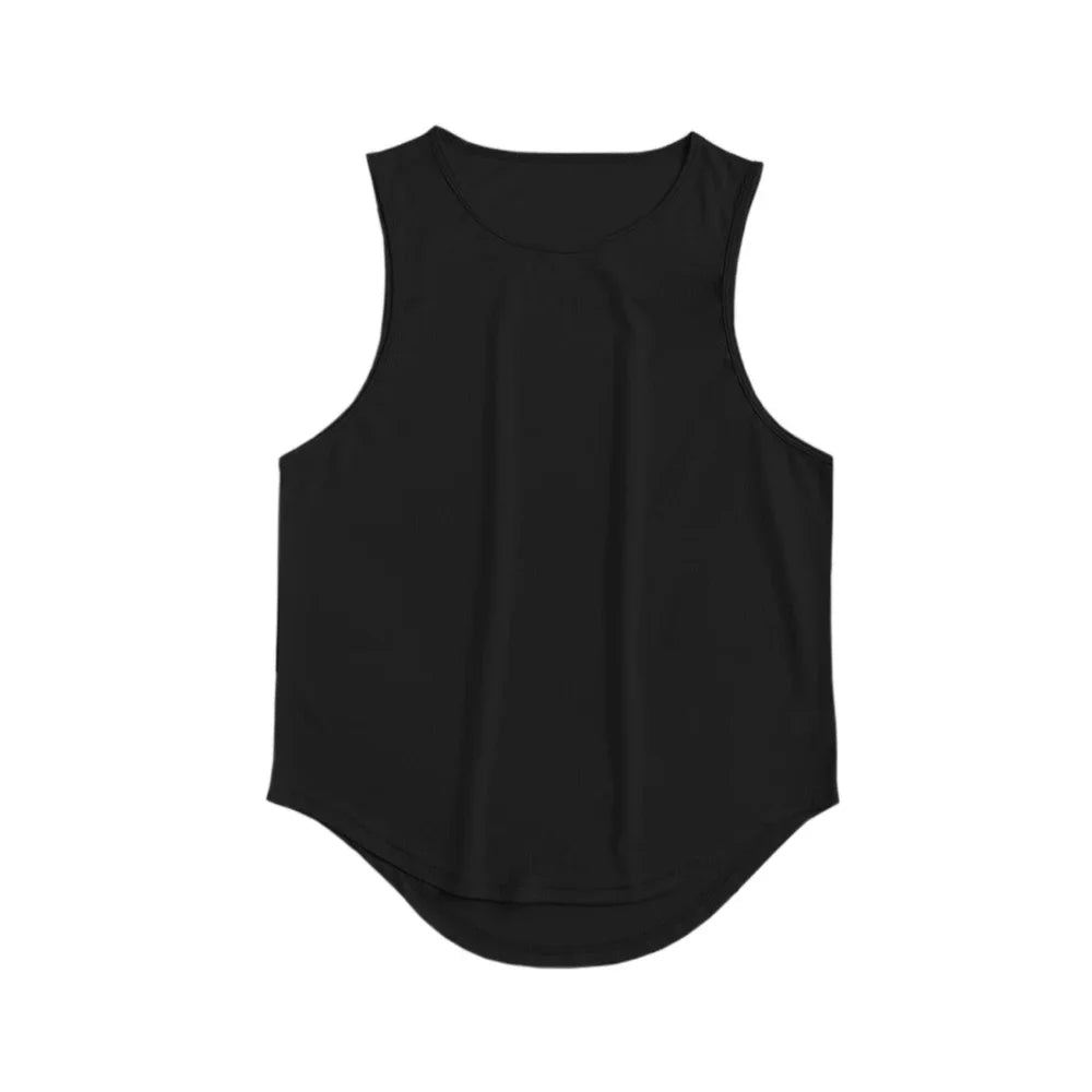 Men's Gym Tank Top Fitness Sleeveless Running Sports T-Shirt Men Quick-drying Training Bodybuilding Gym T-Shirt Men Male Vest