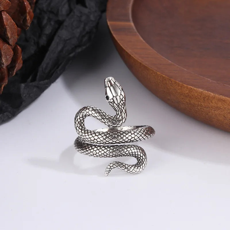 925 Sterling Silver Entanglement Snake Rings Adjustable Rings For Women Engagement Wedding Luxury Jewelry Accessories Wholesale