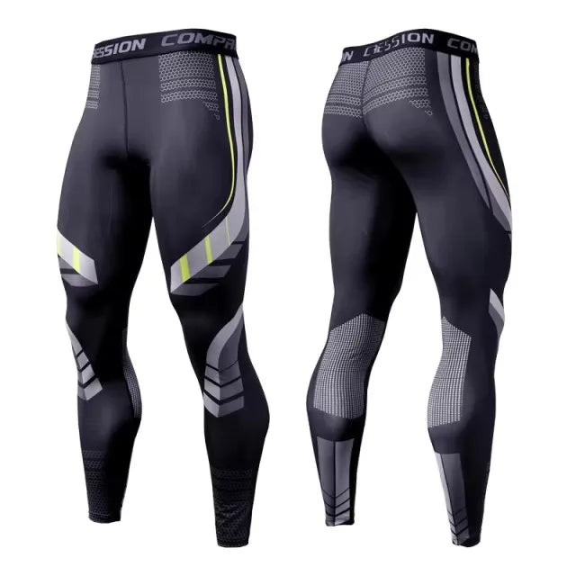 Men's Compression Pants Men Sportswear Training Legging Gym Skinny Trousers Tights Bottoms Jogging Sweatpants Running Pants Men