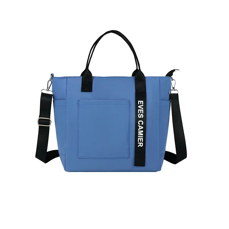 Nylon Fabric Shoulder Bag Casual Large Capacity Versatile Crossbody Bag Daily Commuting Tote Bag