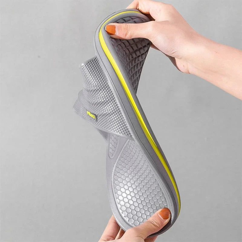 Pmoiste Soft EVA Bathroom Slippers Men Comfortable Designer Light Living Room Shoes Slip-on Not Slip House High-quality Indoor