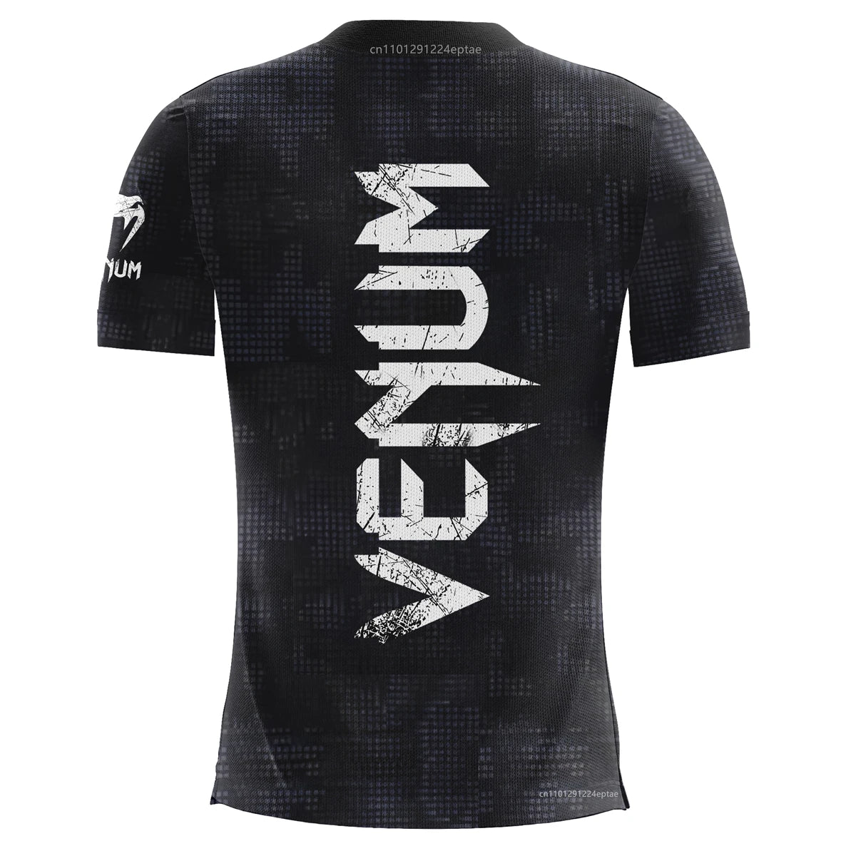 Men's UFC Black White T-shirt Classic Short Sleeved 3D Print Tees Summer Casual O-neck Jersey Boxing Fitness Training T-shirts
