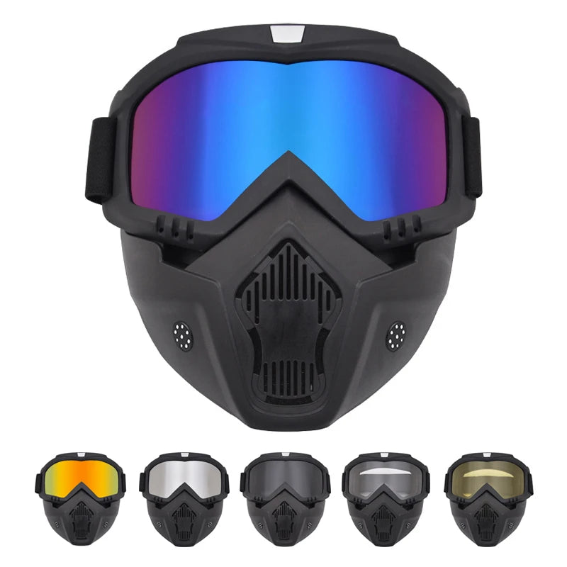 Outdoor Sport Windproof Mask Goggle HD Bicycle Glasses Eyewear Riding Summer UV Protection Sunglasses